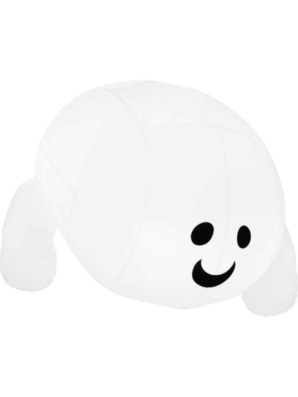 🎃4.5ft Halloween Inflatable Cute Ghost  Lying On The Roof with LEDs Decoration